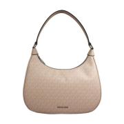 Michael Kors Stilren Crossbodyväska med Innerficka Beige, Dam