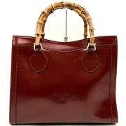 Gucci Vintage Pre-owned Tyg gucci-vskor Red, Dam