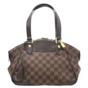 Louis Vuitton Vintage Pre-owned Canvas handvskor Brown, Dam