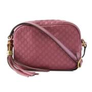 Gucci Vintage Pre-owned Laeder axelremsvskor Pink, Dam