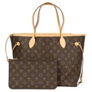 Louis Vuitton Vintage Pre-owned Canvas axelremsvskor Brown, Dam