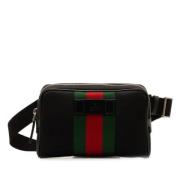 Gucci Vintage Pre-owned Canvas crossbodyvskor Black, Dam