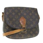 Louis Vuitton Vintage Pre-owned Canvas louis-vuitton-vskor Brown, Dam