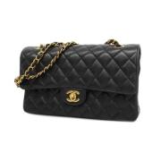 Chanel Vintage Pre-owned Laeder chanel-vskor Black, Dam