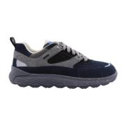 Geox Stilren Sneaker med Kahlua Design Blue, Herr