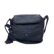 Prada Vintage Pre-owned Tyg prada-vskor Blue, Dam