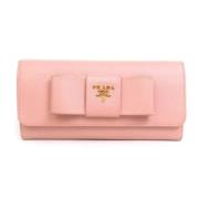 Prada Vintage Pre-owned Laeder plnbcker Pink, Dam