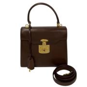 Gucci Vintage Pre-owned Laeder handvskor Brown, Dam