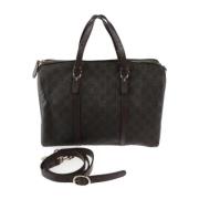 Gucci Vintage Pre-owned Canvas handvskor Black, Dam