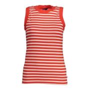 Gant Röd Bred Axel Tank Top Red, Dam