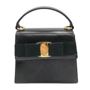 Salvatore Ferragamo Pre-owned Pre-owned Tyg handvskor Black, Dam