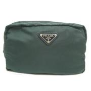 Prada Vintage Pre-owned Nylon prada-vskor Green, Dam