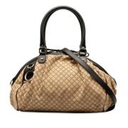 Gucci Vintage Pre-owned Canvas handvskor Beige, Dam