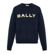 Bally Tröja med logotyp Blue, Herr