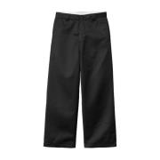 Carhartt Wip Straight Trousers Black, Herr