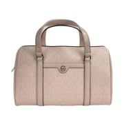 Michael Kors Resa Duffle Crossbody Väska med Innerfickor Beige, Dam