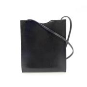 Hermès Vintage Pre-owned Tyg axelremsvskor Black, Dam