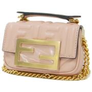 Fendi Vintage Pre-owned Laeder axelremsvskor Pink, Dam