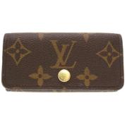 Louis Vuitton Vintage Pre-owned Tyg nyckelhllare Brown, Dam