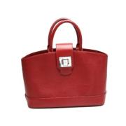 Louis Vuitton Vintage Pre-owned Tyg louis-vuitton-vskor Red, Dam