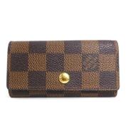 Louis Vuitton Vintage Pre-owned Canvas nyckelhllare Brown, Dam