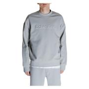 Calvin Klein Präglad Logosweatshirt Kollektion Bomull Polyester Elasta...