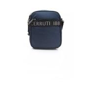 Cerruti 1881 Blå Elegant Messenger Väska Blue, Herr