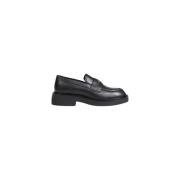 Tommy Hilfiger Platt Loafer Skor Kollektion Läderkomposition Black, Da...