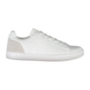 Napapijri White Polyester Sneaker White, Herr