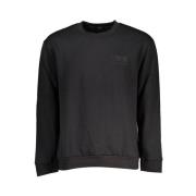 Cavalli Class Elegant Fleece Sweatshirt Black, Herr
