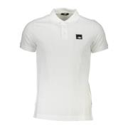 Cavalli Class Polo Shirt med Logotyp och Tryckdesign White, Herr