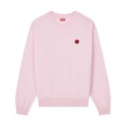 Kenzo Rosa Tröja med Boke Flower Emblem Pink, Dam