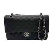 Chanel Vintage Pre-owned Laeder axelremsvskor Black, Dam