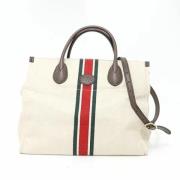 Gucci Vintage Pre-owned Tyg gucci-vskor Beige, Dam