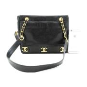 Chanel Vintage Pre-owned Laeder chanel-vskor Black, Dam