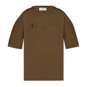 Lanvin Bomull T-shirt Green, Herr