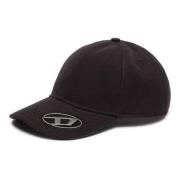 Diesel Svart Baseballkeps med Oval D Black, Herr