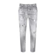 Dsquared2 Grå Klassiska Fem Fickor Jeans Gray, Herr