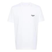 Givenchy Vit T-shirt med Signaturbroderi White, Herr