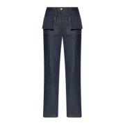 Helmut Lang Jeans med fickor Blue, Dam