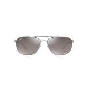 Ray-Ban Gunmetal solglasögon med grå linser Gray, Herr