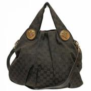 Gucci Vintage Pre-owned Tyg gucci-vskor Brown, Dam