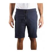 Cerruti 1881 Blå Sidologo Bomullsshorts Blue, Herr