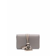 Chloé Kornat Läder Tri-Fold Plånbok Gray, Dam