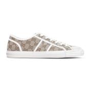 Gucci Beige Ebony Julio Sneakers Beige, Herr