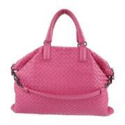 Bottega Veneta Vintage Pre-owned Laeder handvskor Pink, Dam