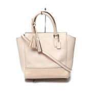 Coach Pre-owned Pre-owned Tyg handvskor Beige, Dam