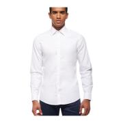 Brooks Brothers Milano Slim Fit Non-Iron Ainsley Krage Skjorta White, ...