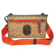 Coach Pre-owned Pre-owned Tyg axelremsvskor Multicolor, Dam