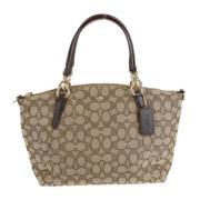 Coach Pre-owned Pre-owned Tyg handvskor Beige, Dam